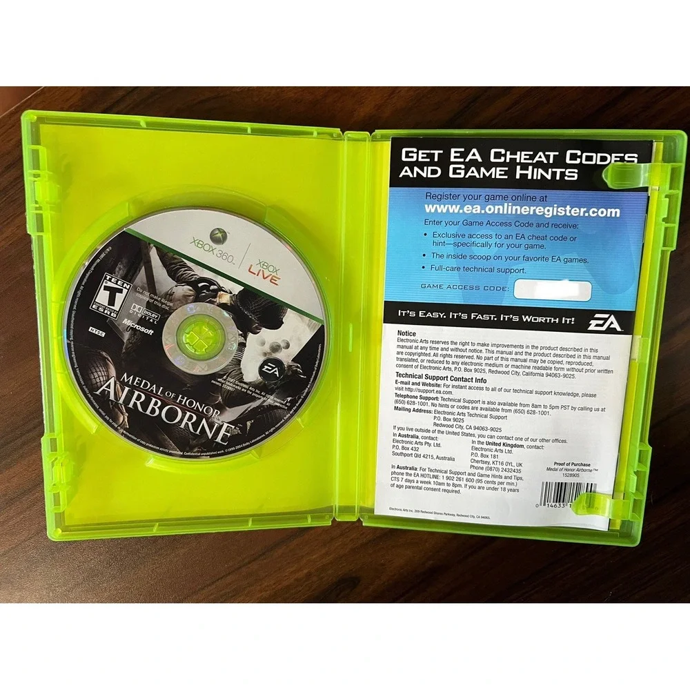 ✨ Medal of Honor: Airborne (Microsoft Xbox 360, 2007)‎